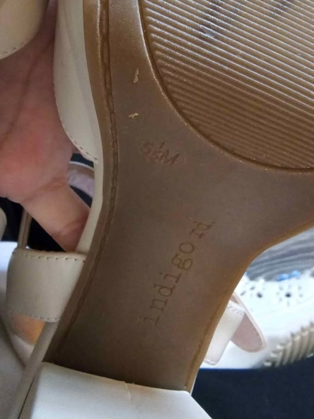 Cream Platform Heels - Picture 4 of 4